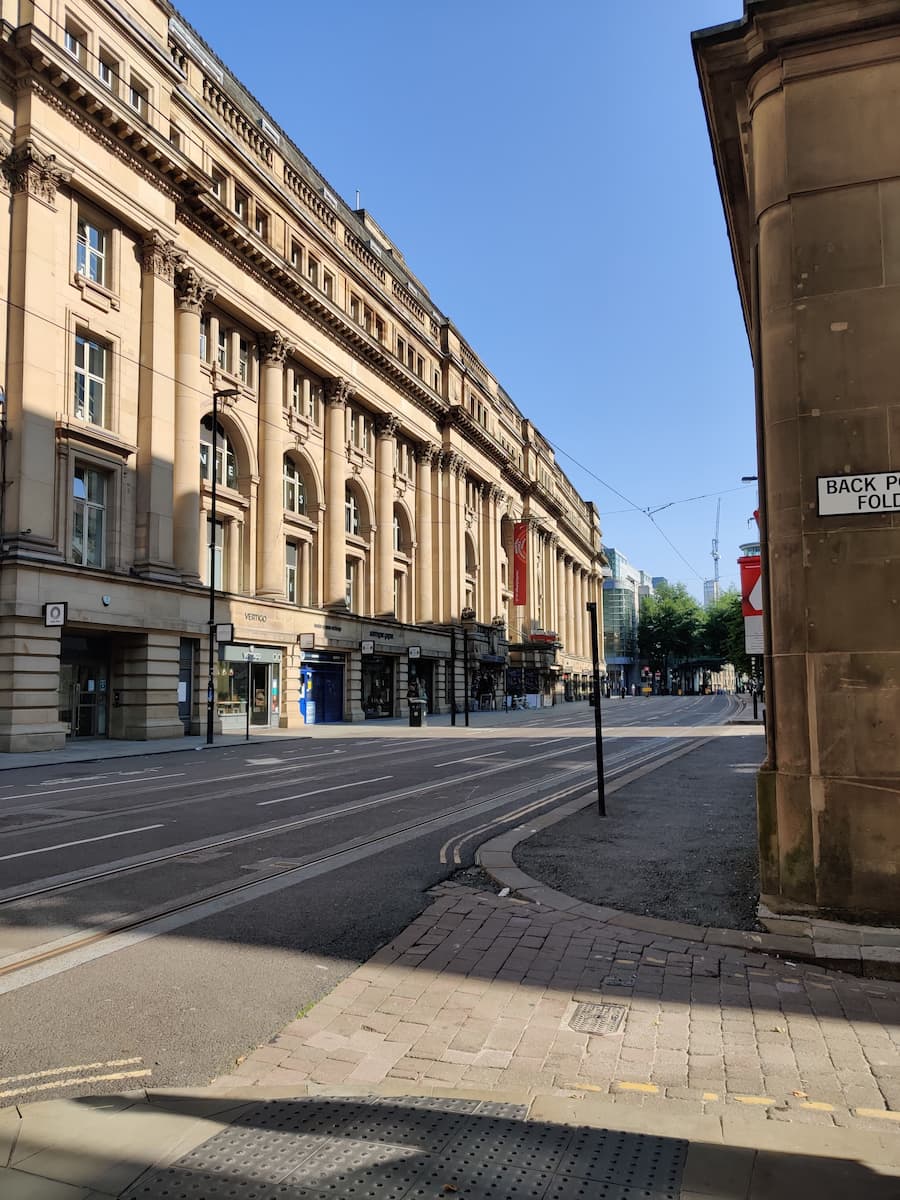 Il centro di Manchester Il centro di Manchester