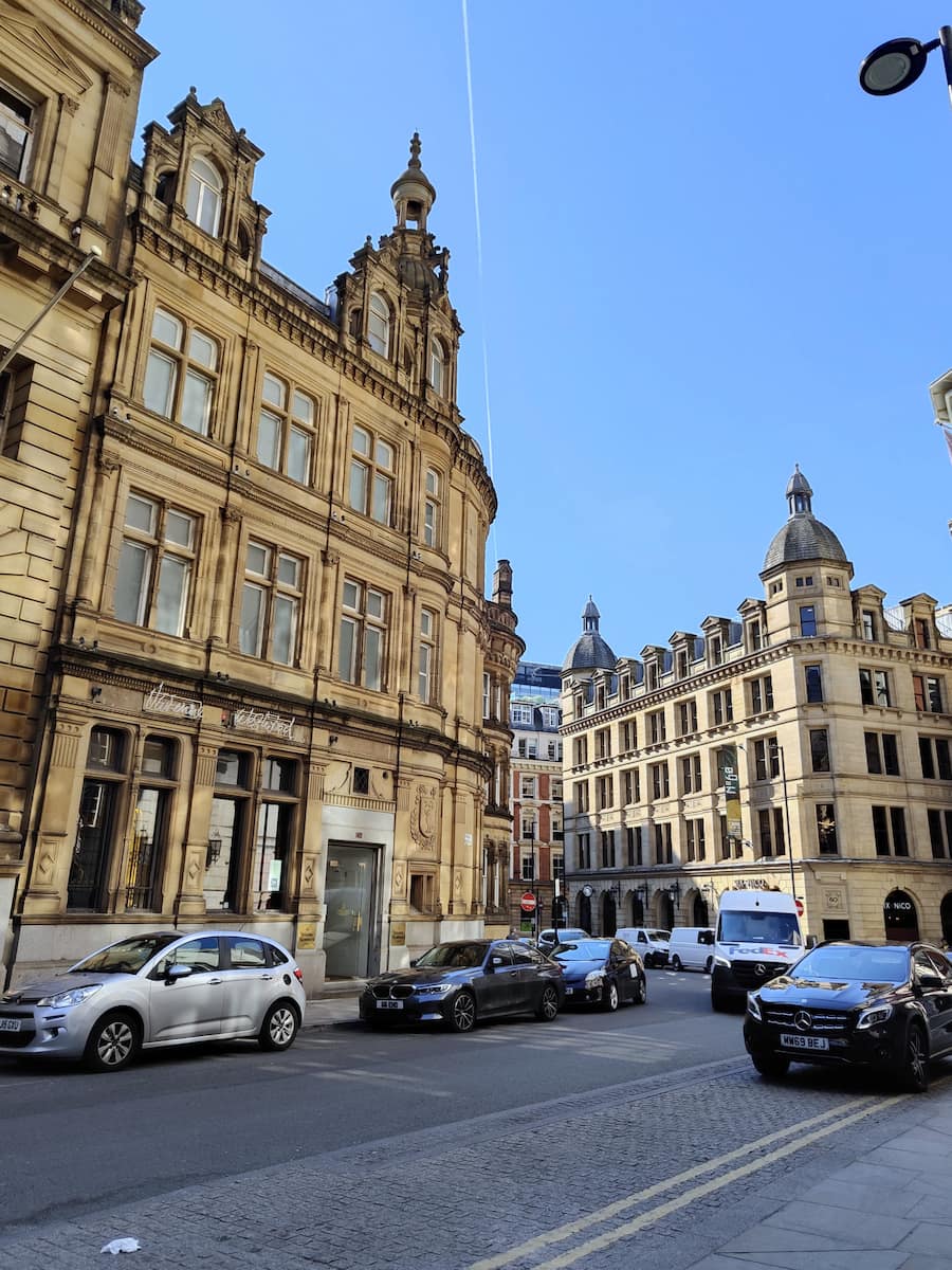 Il centro di Manchester Il centro di Manchester