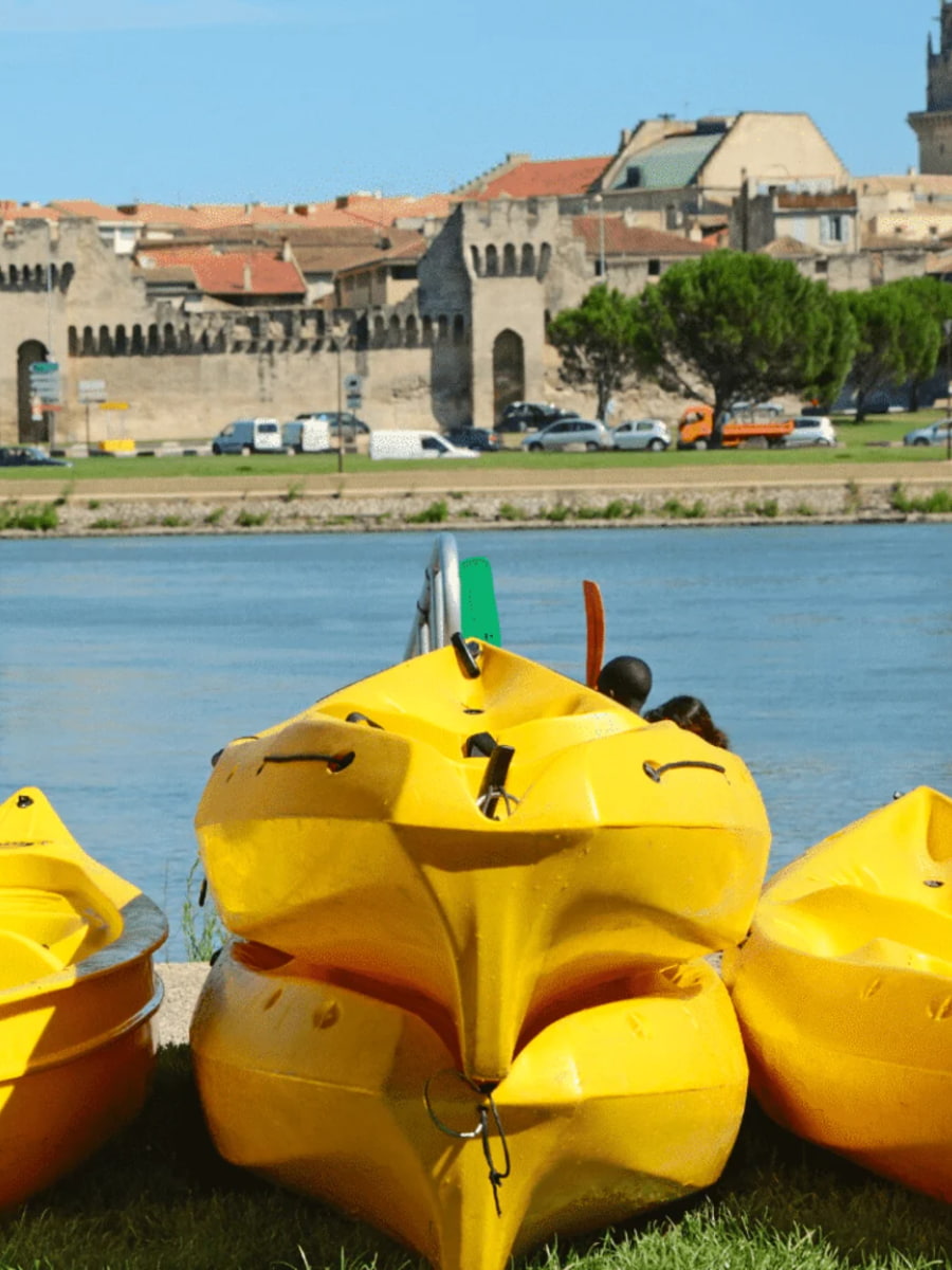 Kayak, La Barthelasse, Avignon Kayak, La Barthelasse, Avignon