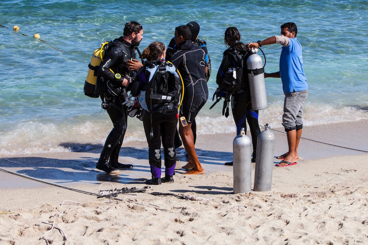 Centro immersioni, Abu Dabab, Egitto